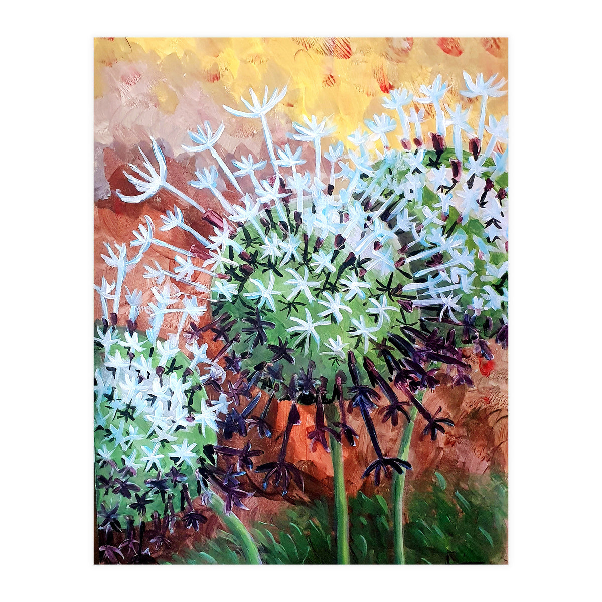 Three Dandelions (Print Only)