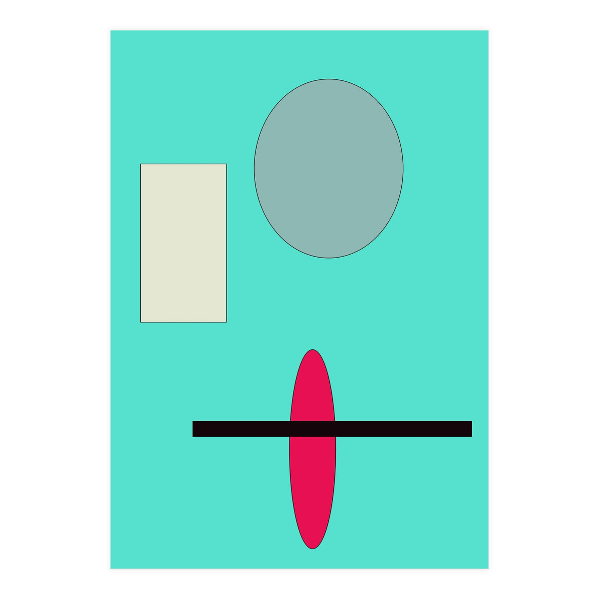 Color Geometry 1 (Print Only)