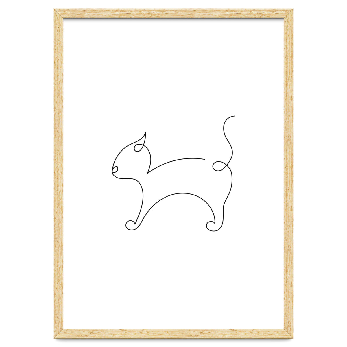 One Line Cat