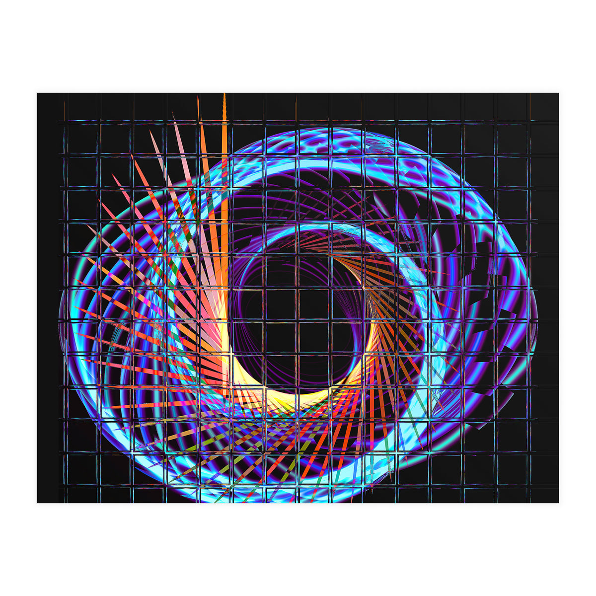 Illuminated helix #2 (Print Only)