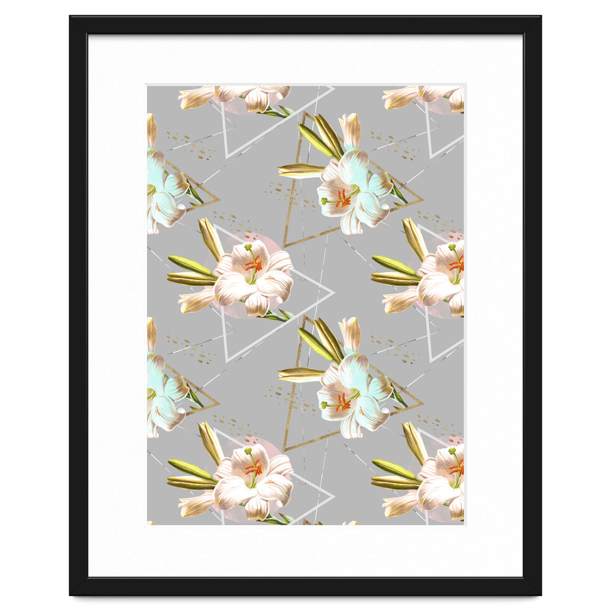 Botanical blooming with geometric 02
