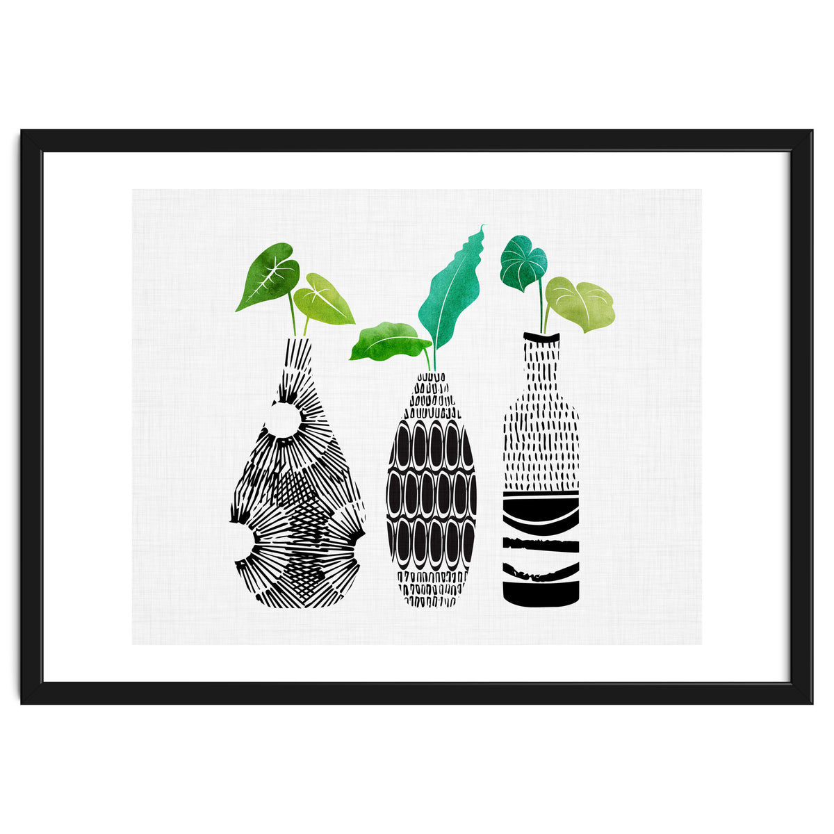 Tribal Vase Trio