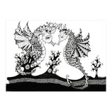 Seahorse Dragons Love Illustration (Print Only) thumbnail