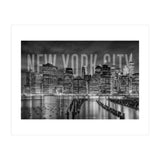 NEW YORK CITY Skyline | Monochrome (Print Only) thumbnail