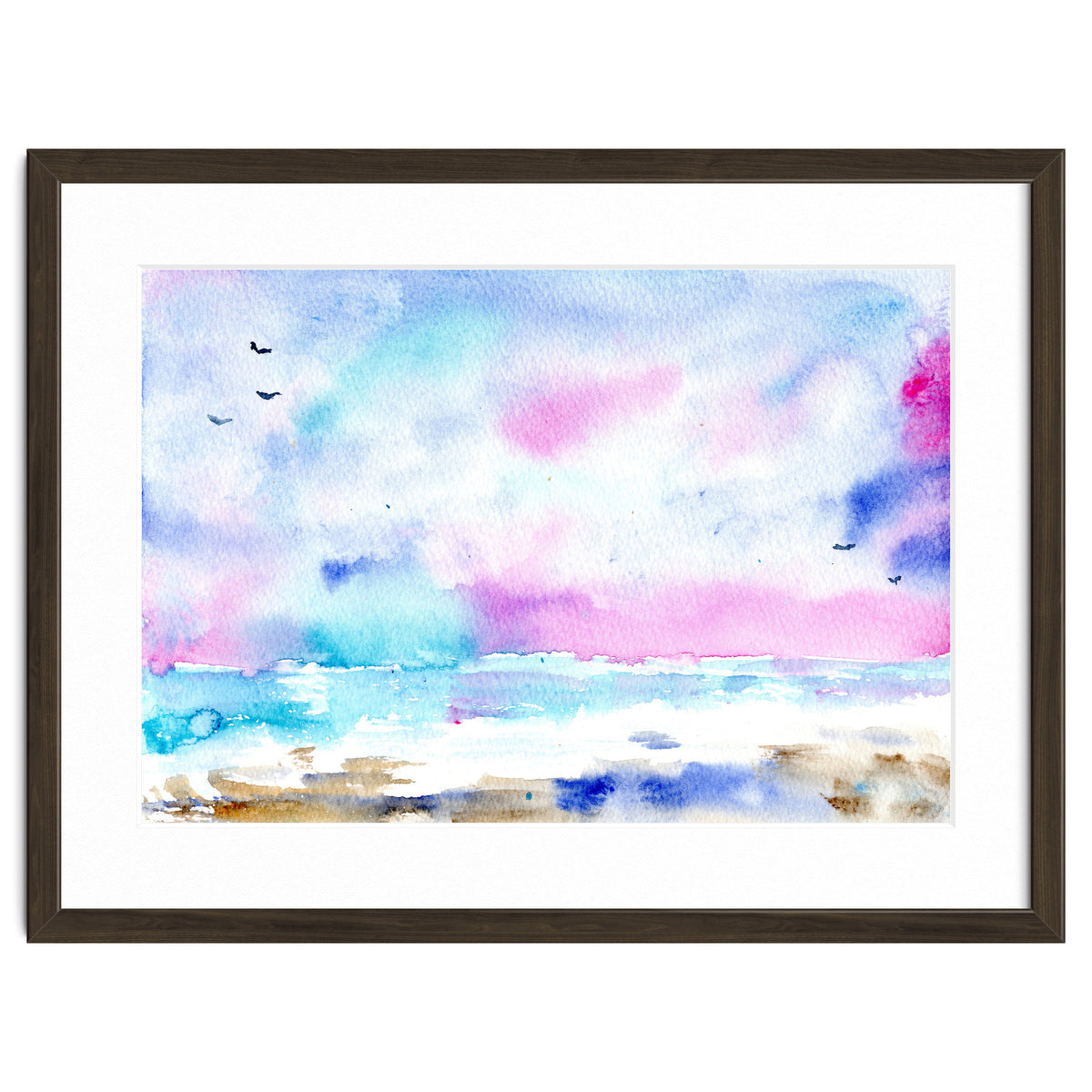 Tenderness of the sea || watercolor