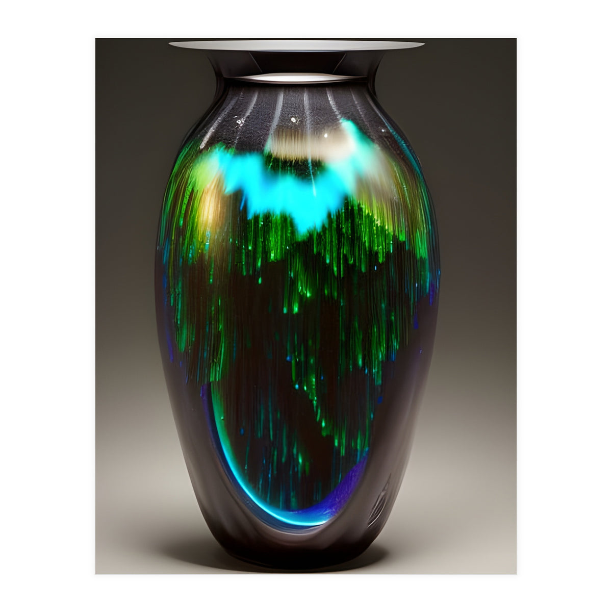 Antique Cosmic Vase Digital AI Art (Print Only)