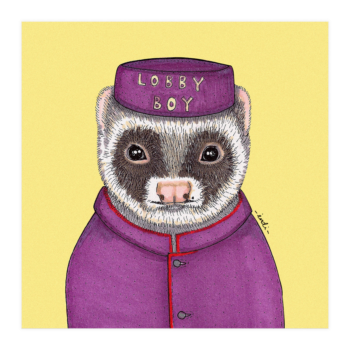 Lobby Boy (Print Only)