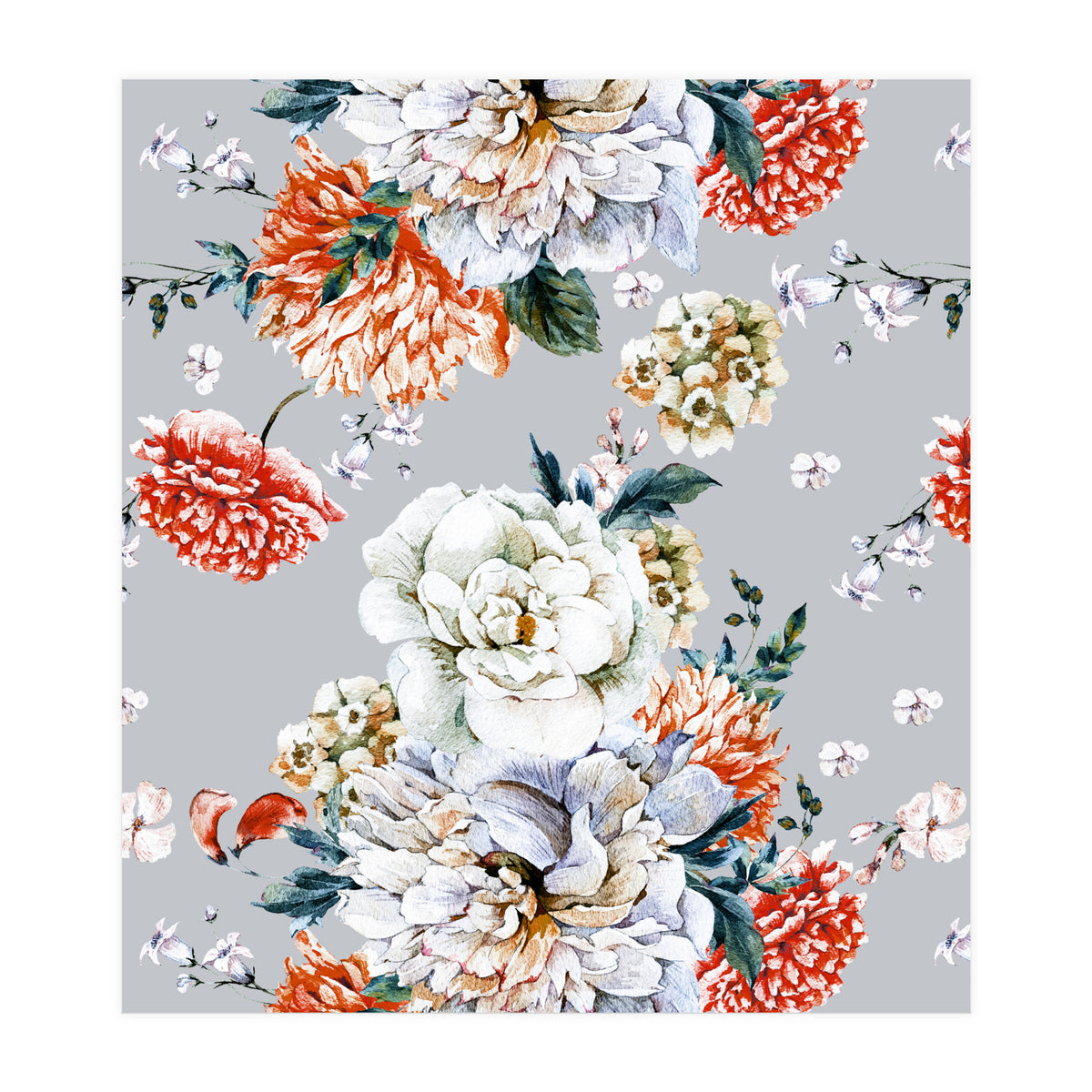 Blooming Flowers II (Print Only)