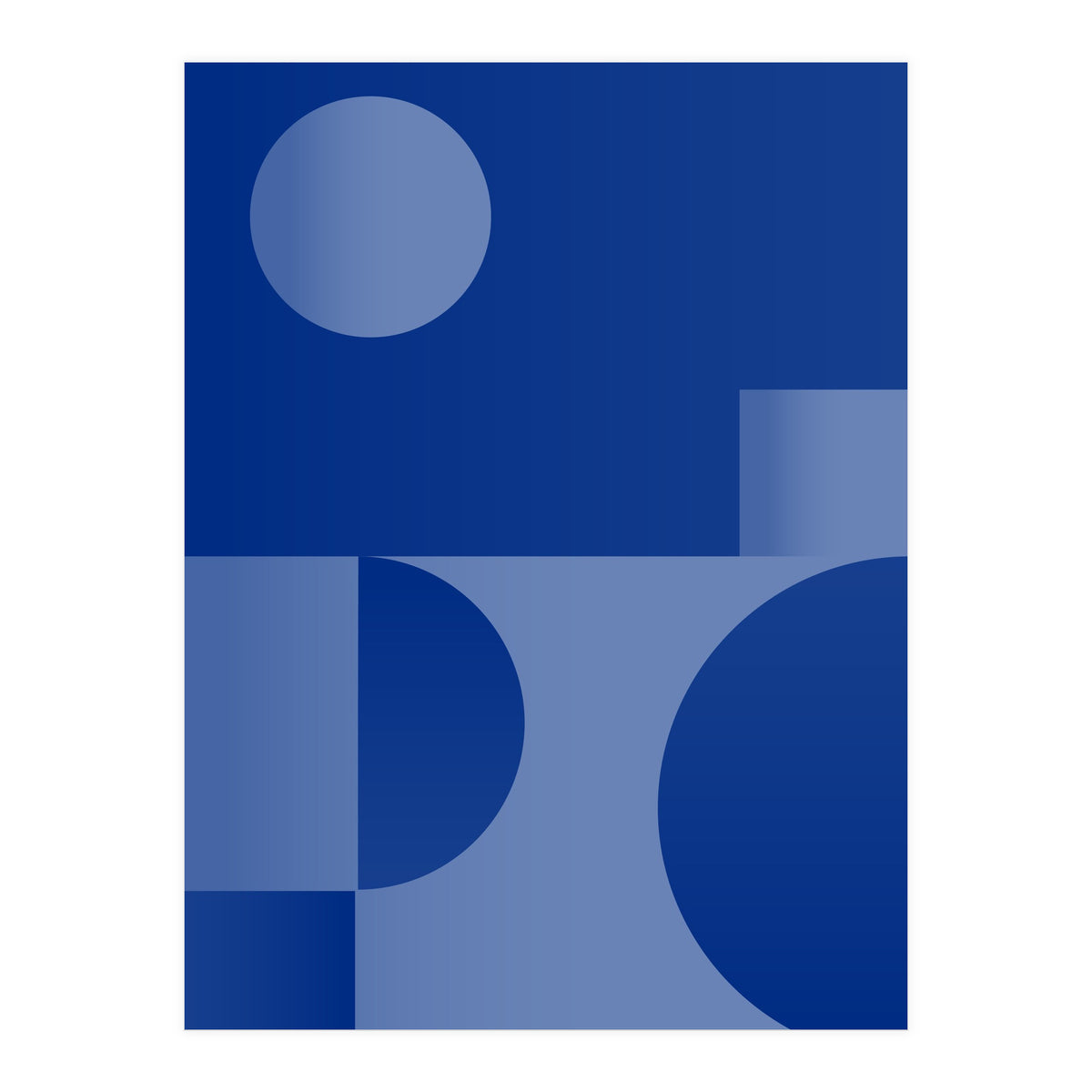 Midnight sea dreams | abstract modern (Print Only)