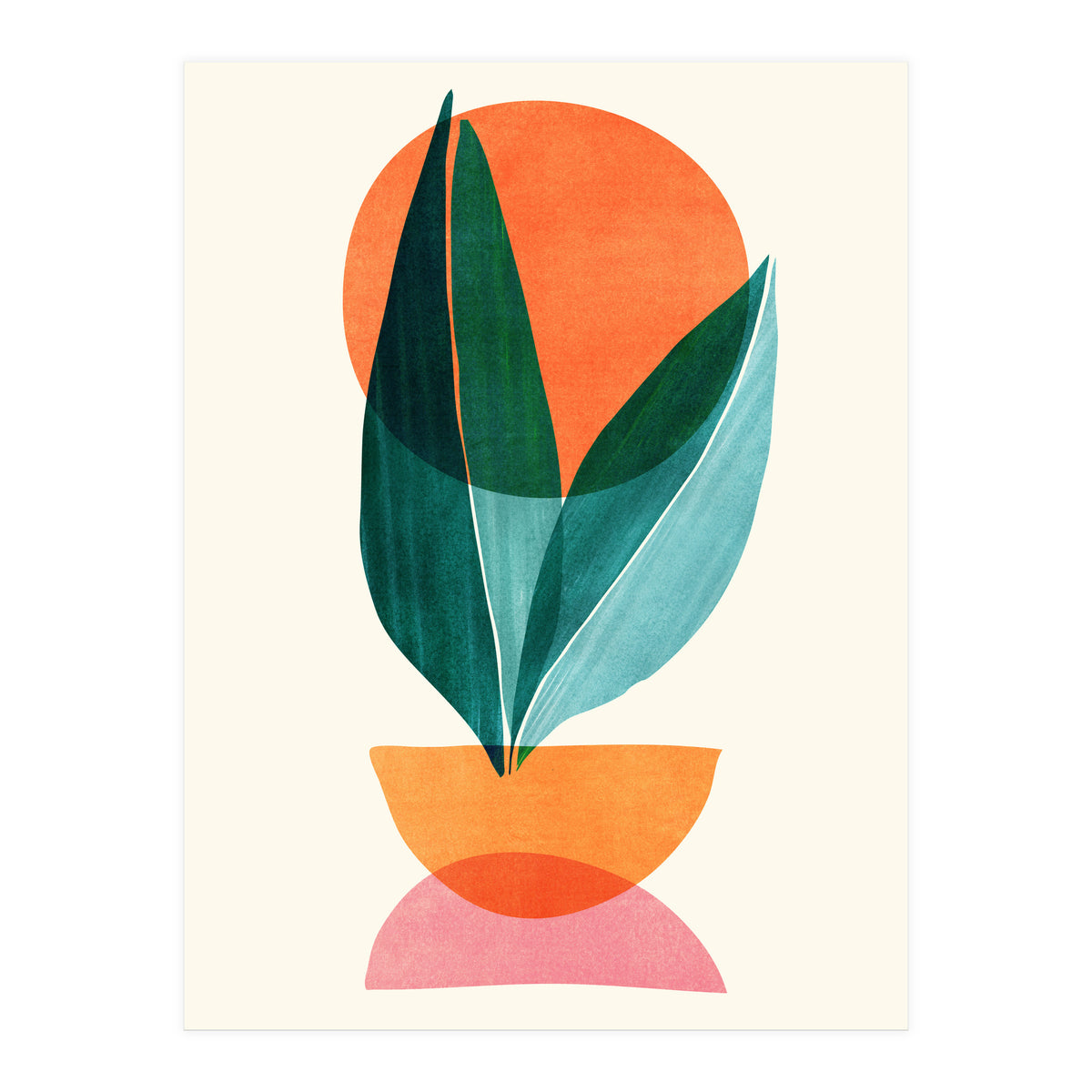 Abstract Nature Stack II (Print Only)