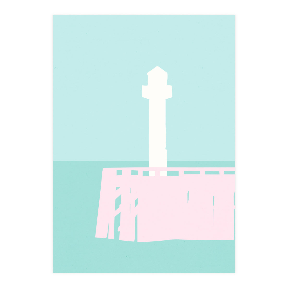 Minimal Pier - Turquoise Coast (Print Only)