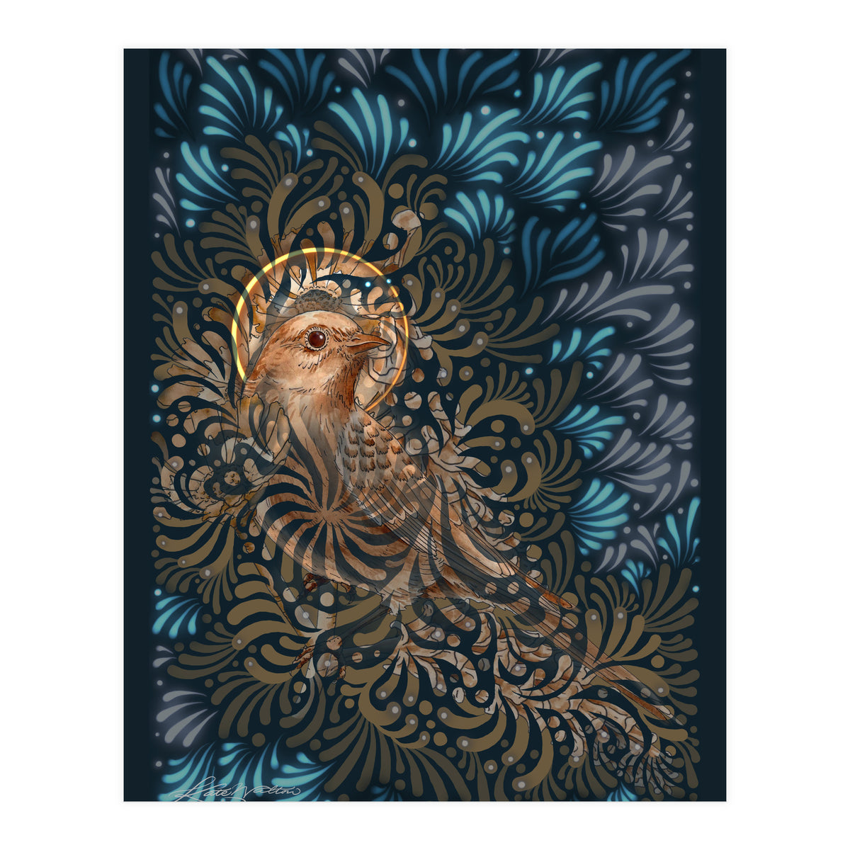 Emerginglightborder (Print Only)