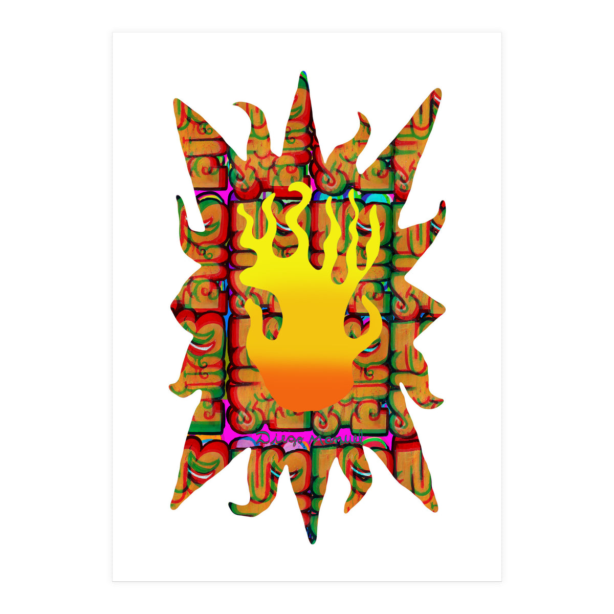 Fuego 6 Copia (Print Only)