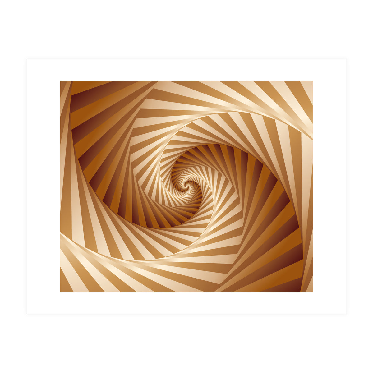 3D Effect Spiral Pattern (Print Only)