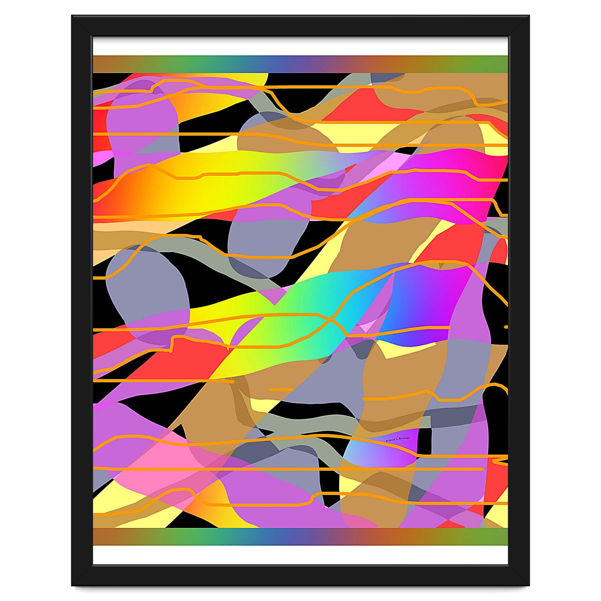 ABSTRACT COLOR BANDS