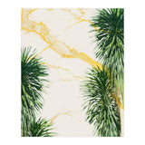 Gold marble texture with palm tree (Print Only) thumbnail