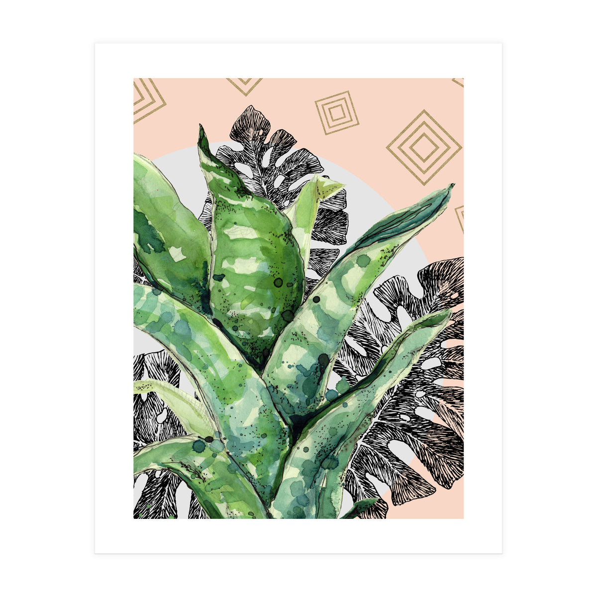 Abstract nature and geometrics  (Print Only)