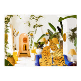 Tiger Reserve Villa | Bohemian Tropical Jungle Décor | Pastel Honeymoon Couple Love Wildlife (Print Only) thumbnail