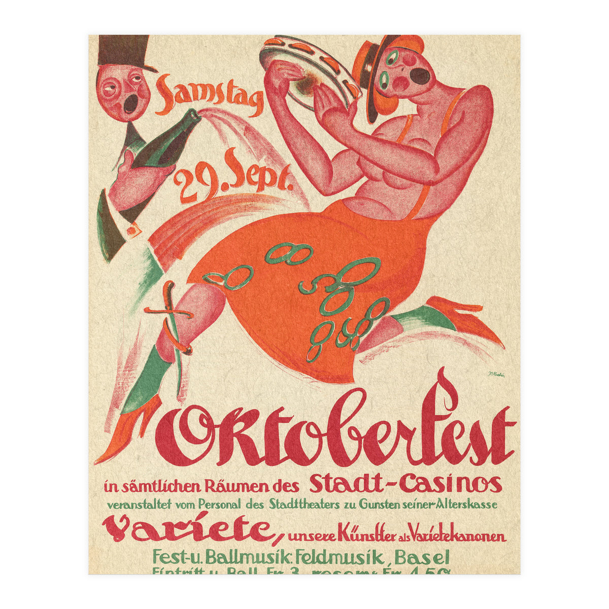 Oktoberfest 1923 Advertisement (Print Only)