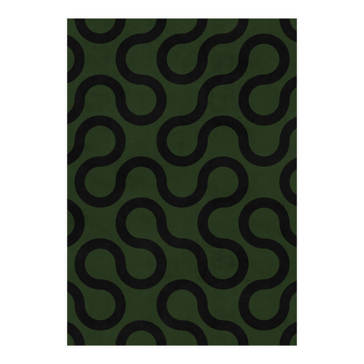 My Favorite Geometric Patterns No.33 - Deep Green (Print Only)