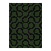 My Favorite Geometric Patterns No.33 - Deep Green (Print Only)