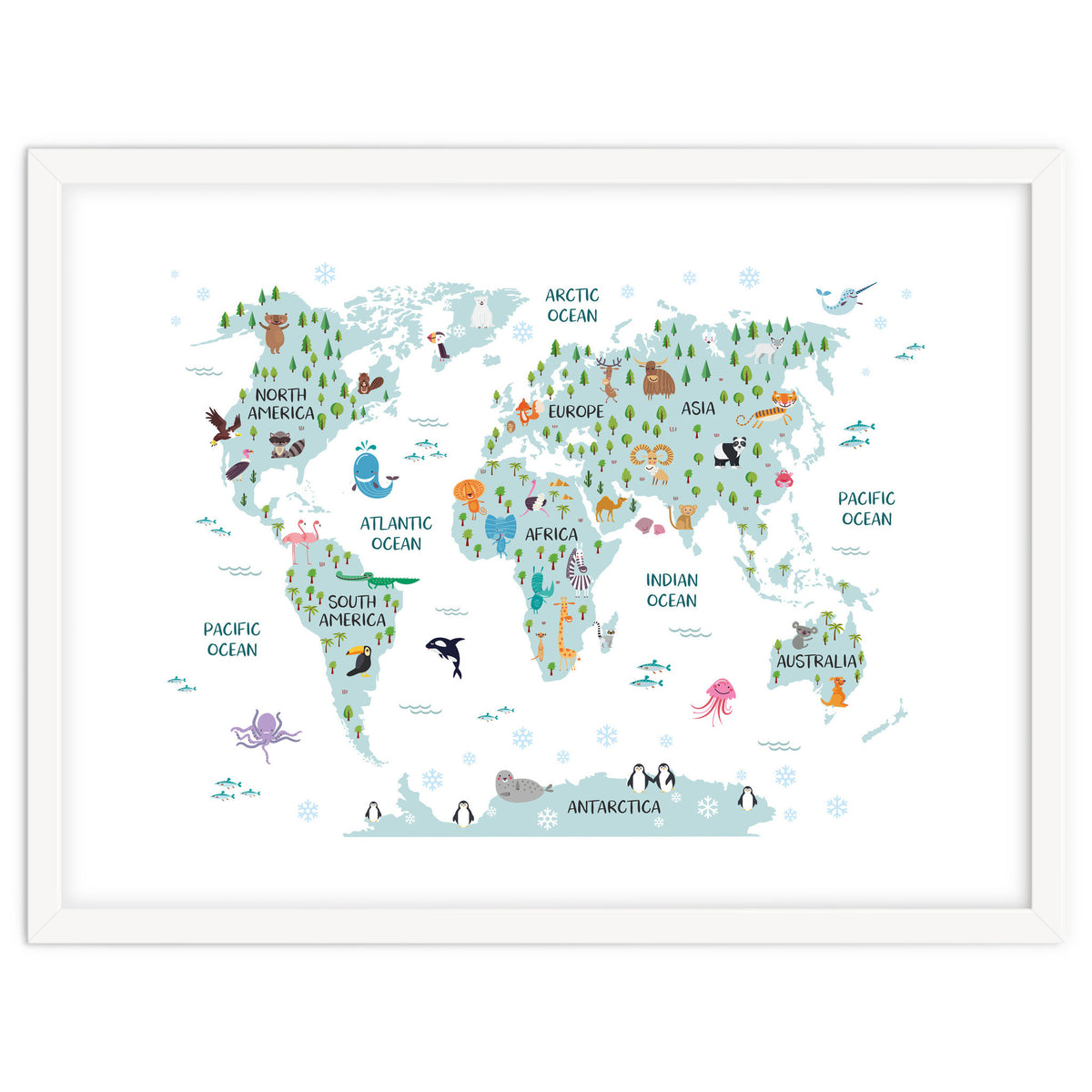 Animal World Map