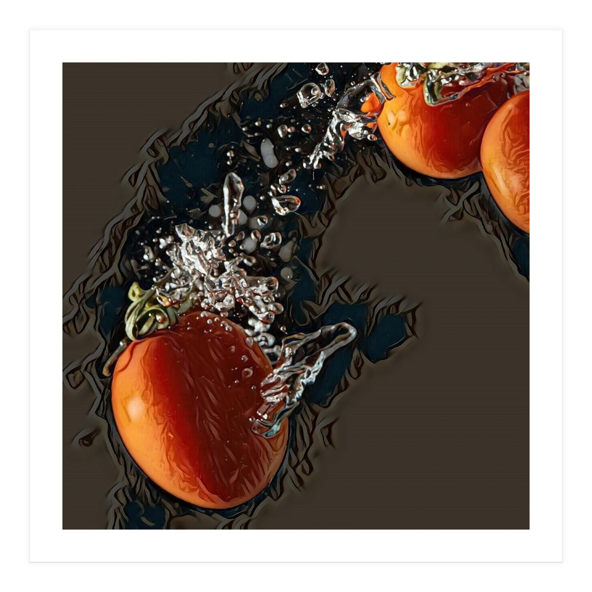 Fresh water tomatoes (Print Only)