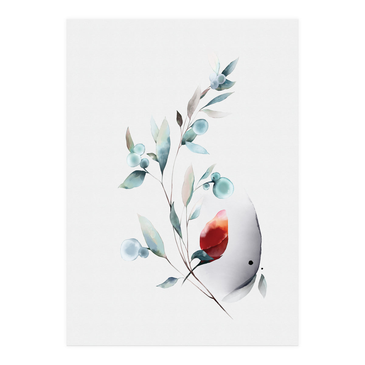 Minimalist Modern Botanical  (Print Only)