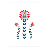 Scandi Folk Flowers  (Print Only) thumbnail
