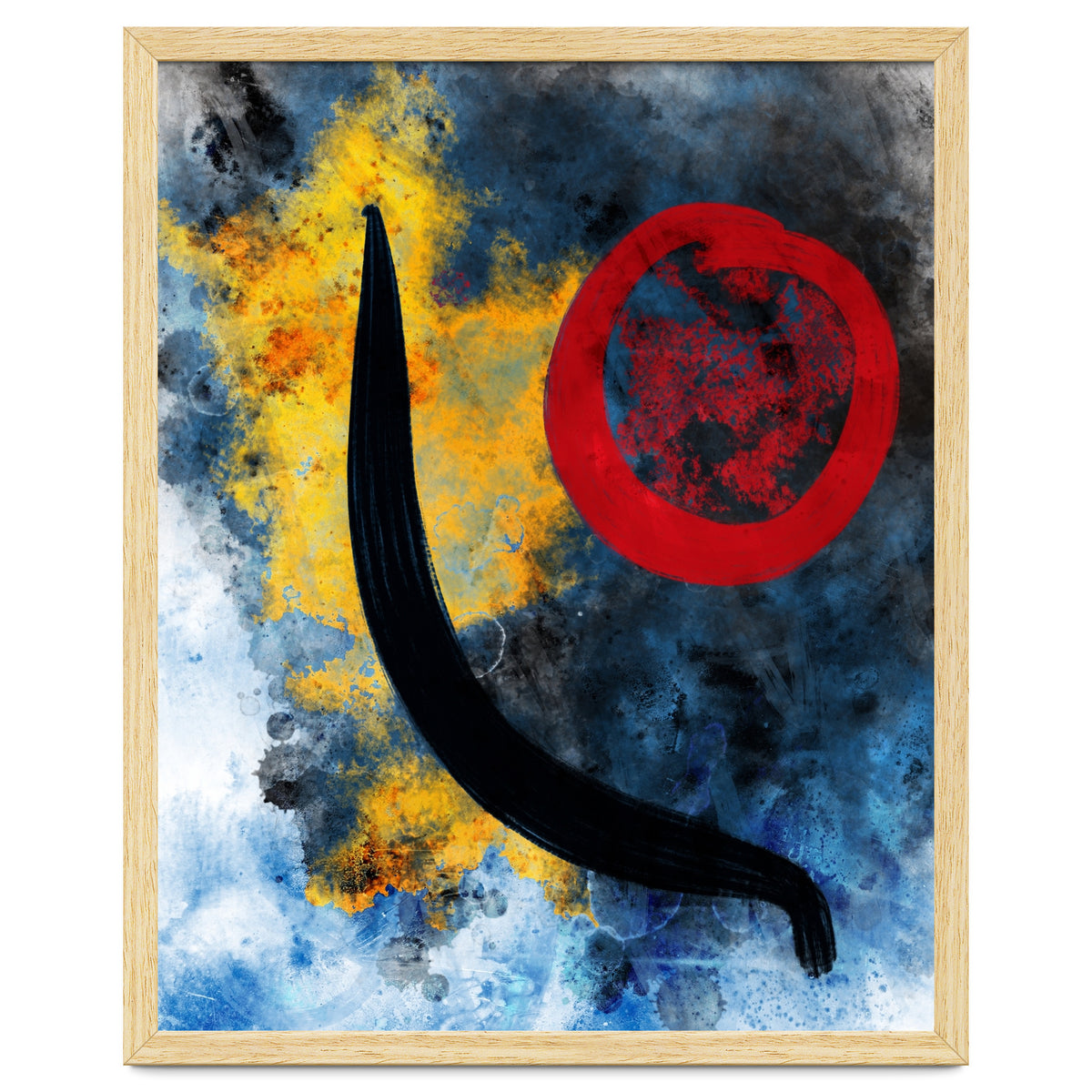 Abstract Calligraphy in the universe