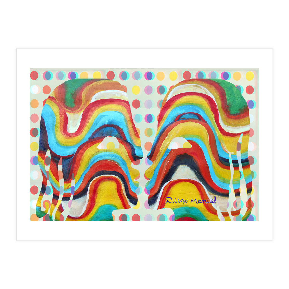 Abstracto Pop Nuevo B6 (Print Only)