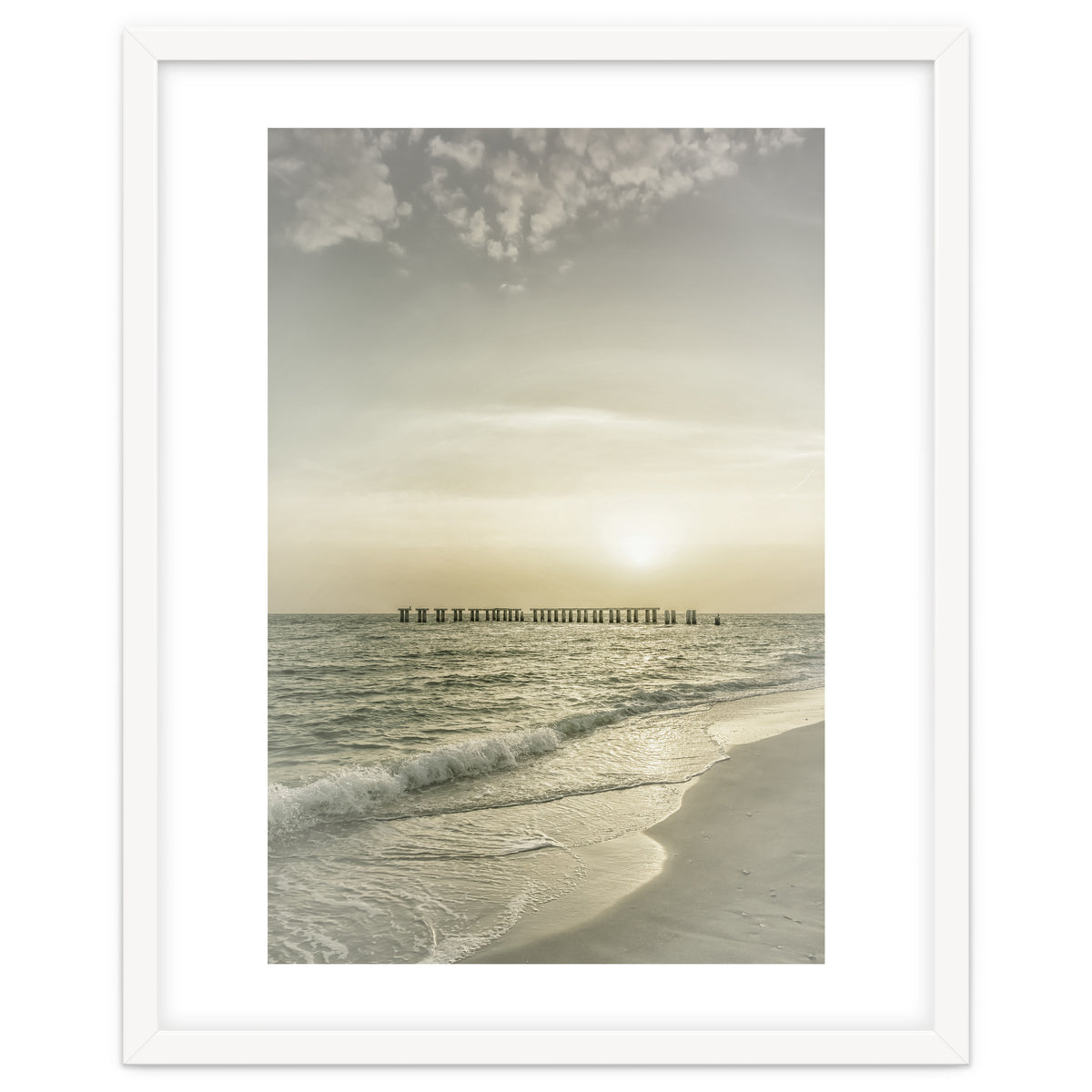 Gasparilla Island Sunset | Vintage