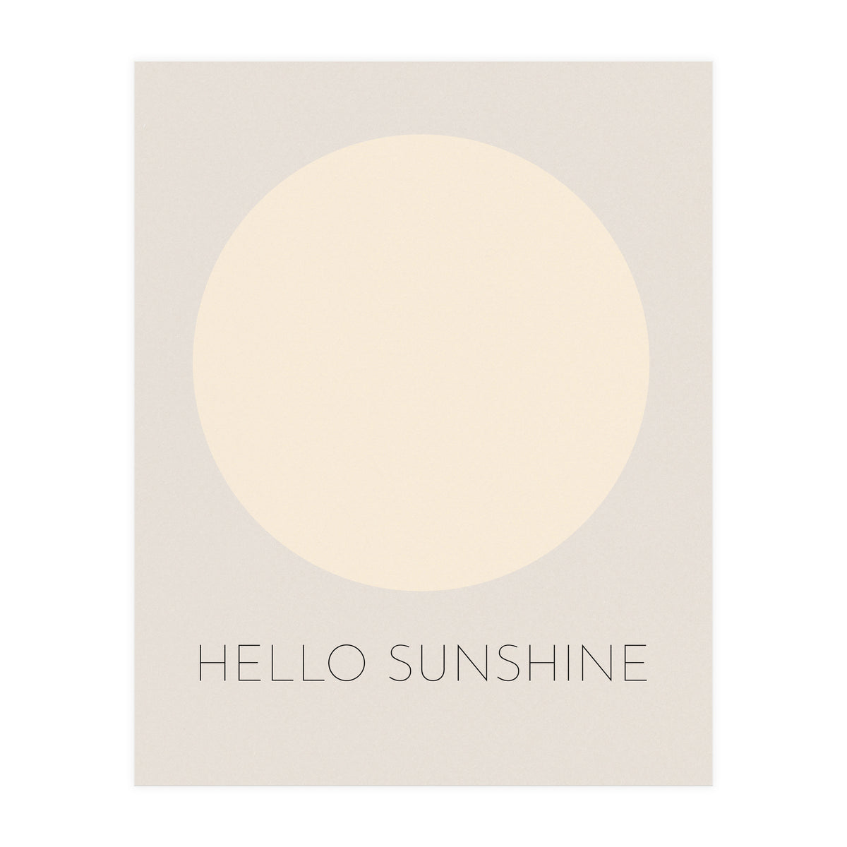 Hello Sunshine (Print Only)