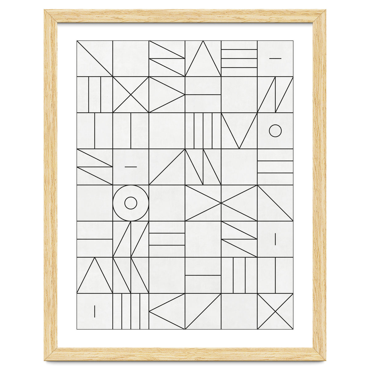 My Favorite Geometric Patterns No.1 - White