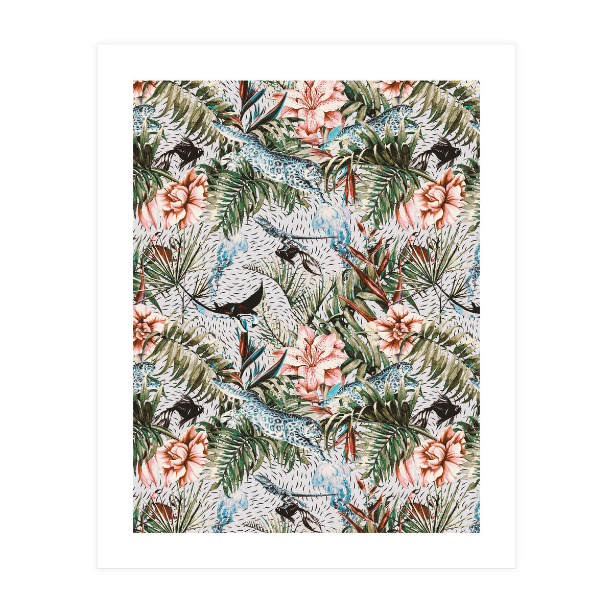 Paradisiacal flora and fauna (Print Only)