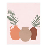 Palm Leaves Pottery Minimal Boho (Print Only) thumbnail