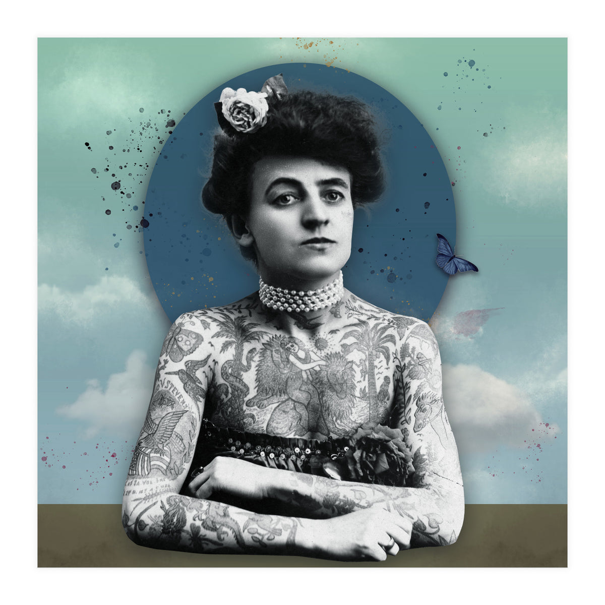 woman Tatoo (Print Only)