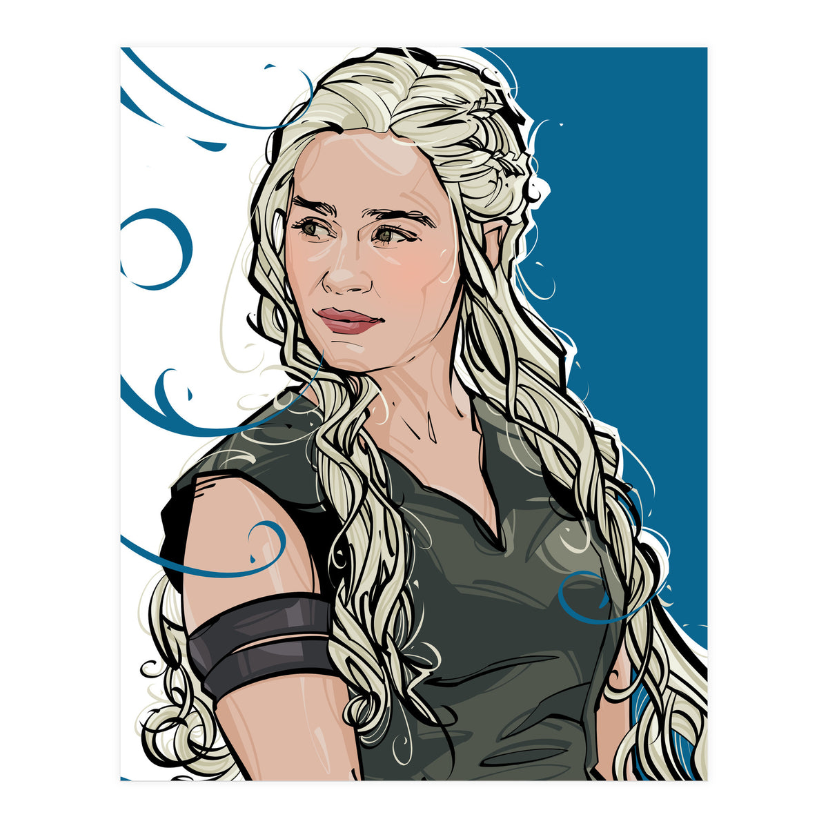 Daenerys Targaryen Game Of Thrones (Print Only)