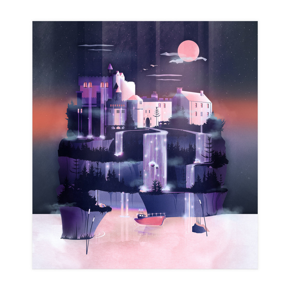 Waterfall Castle (Print Only)