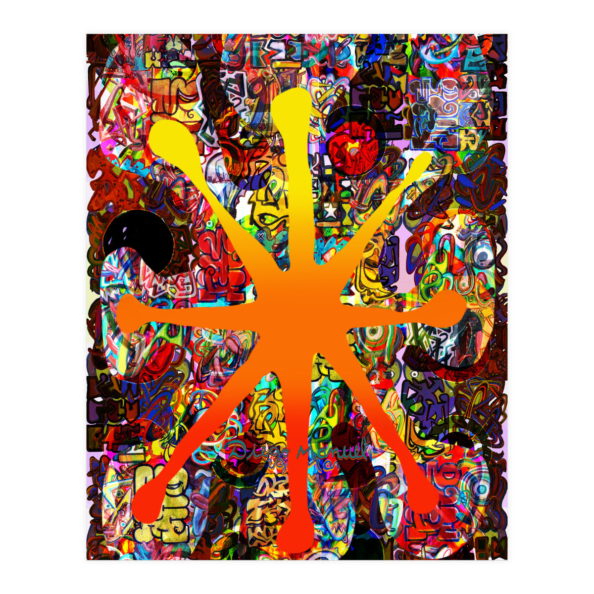 Fuego Y Graffiti 73 (Print Only)