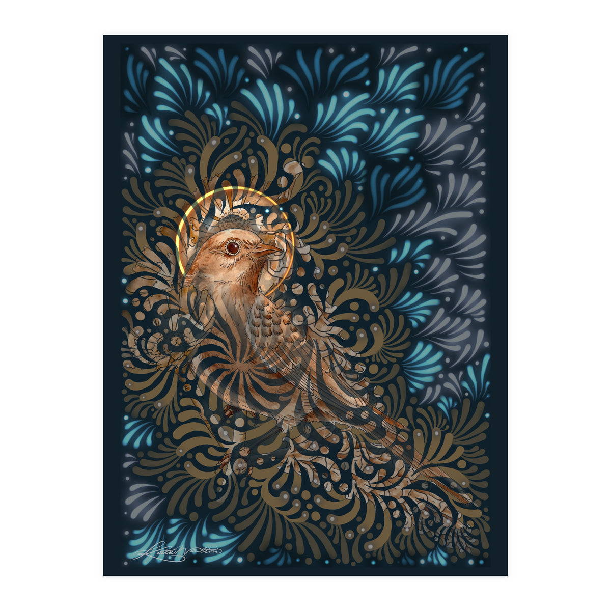 Emerginglightborder (Print Only)