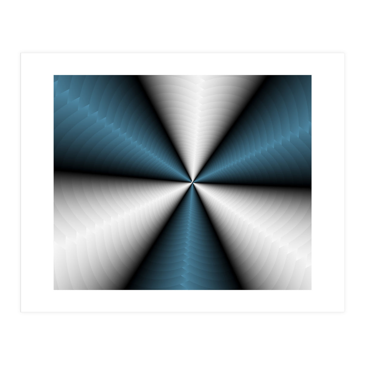 Blue Color Modern Interior Art (Print Only)