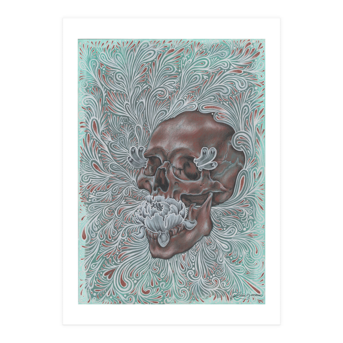 Faded Copper Peony (Print Only)