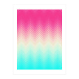 Chevron pink and blue (Print Only) thumbnail