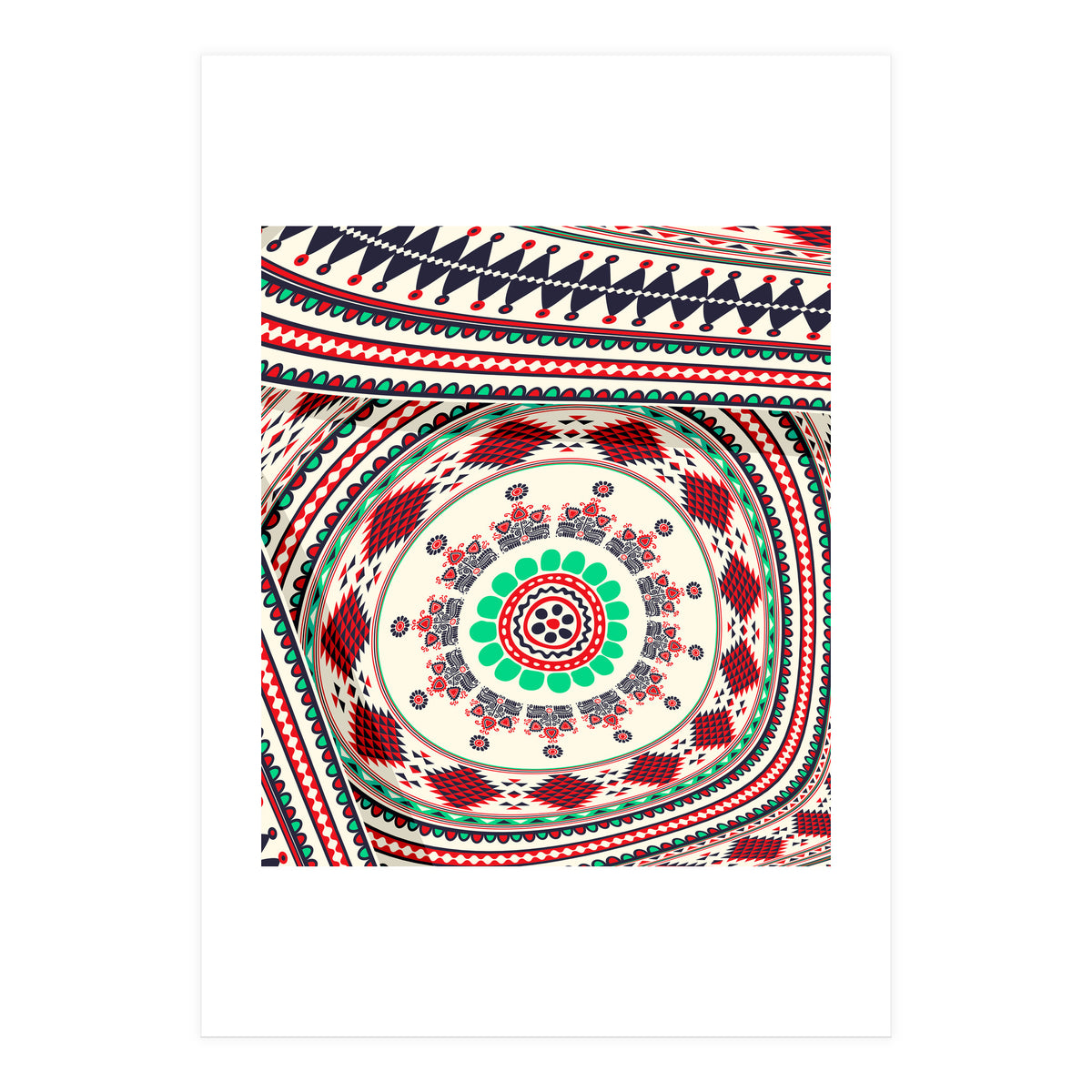 Romanian embroidery background 7 (Print Only)
