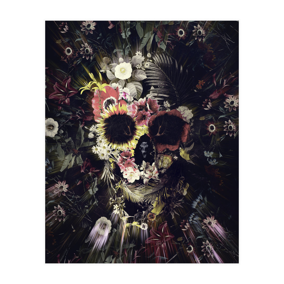 Garden Skull  (Print Only)