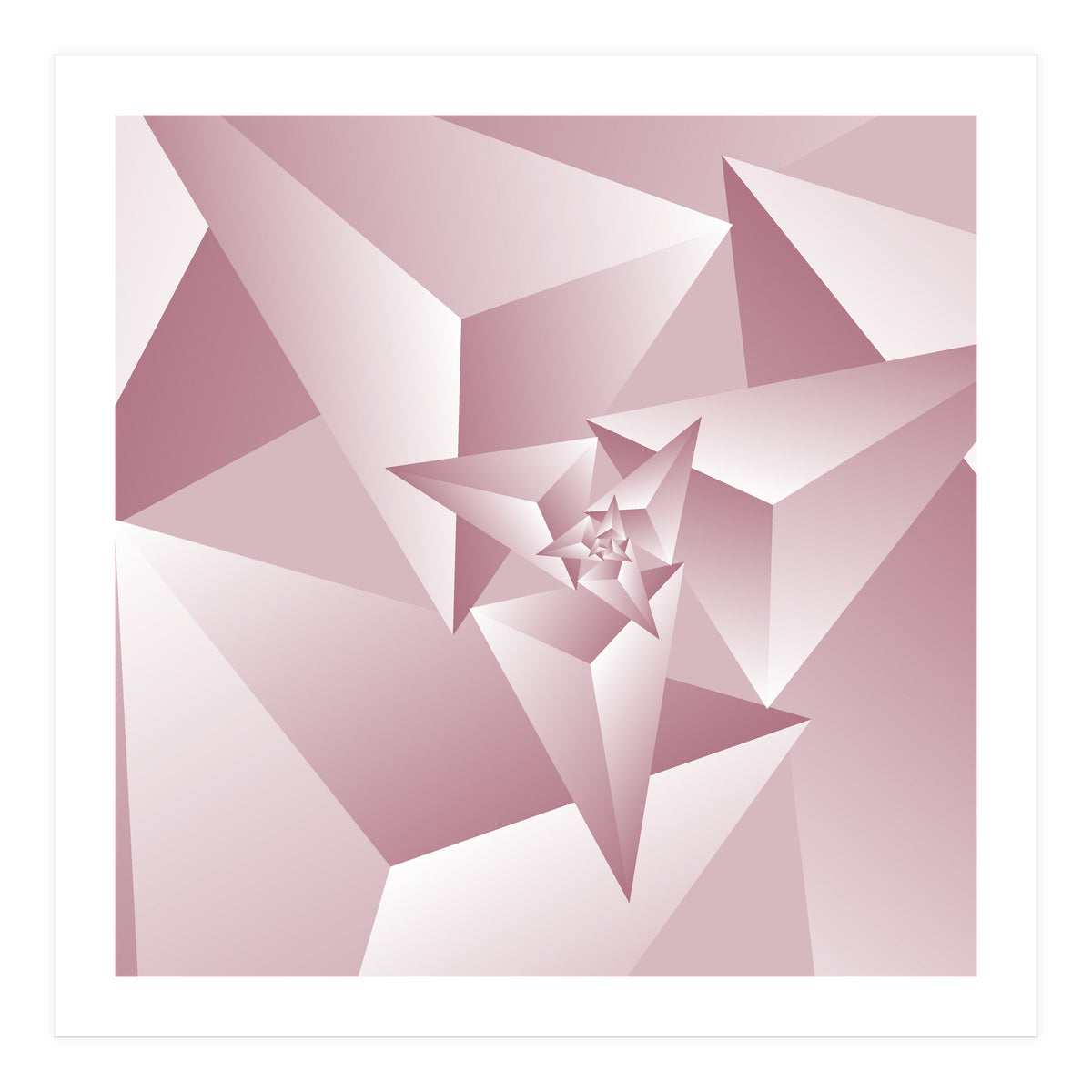 Geometric Triangle Modern  (Print Only)