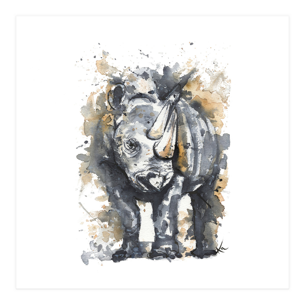 Rhino- Wildlife Collection (Print Only)