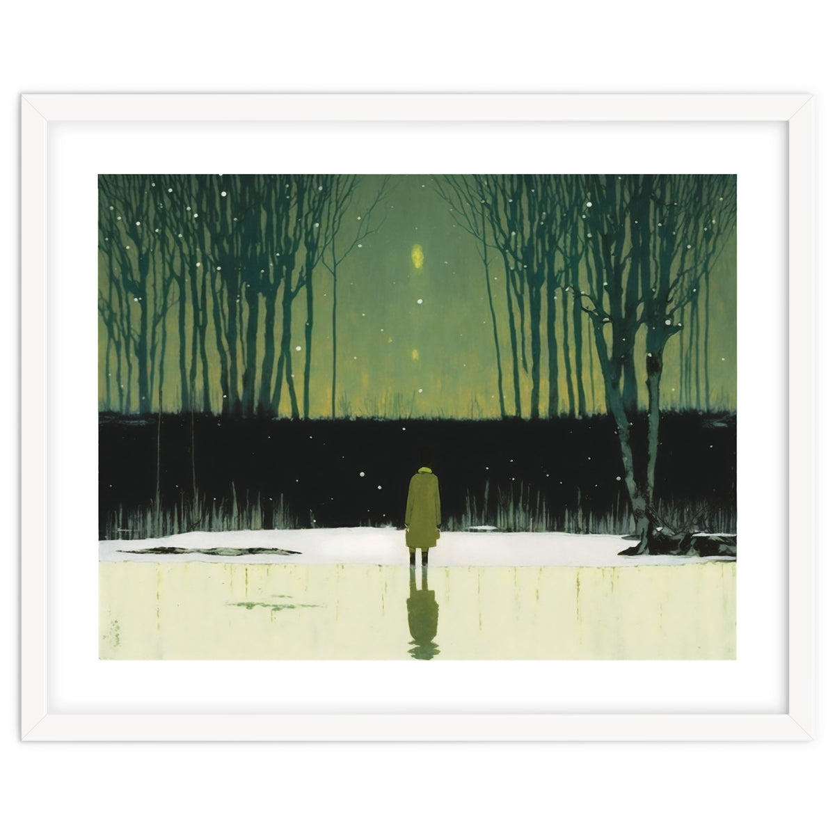 Eerie Woods Landscape