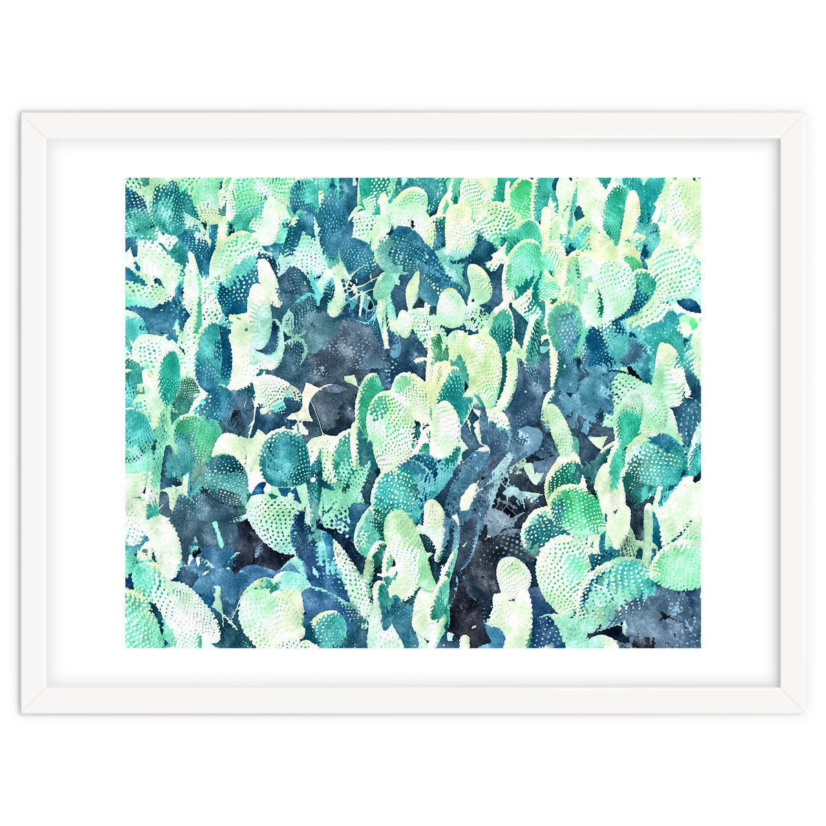 Watercolor Cactus III